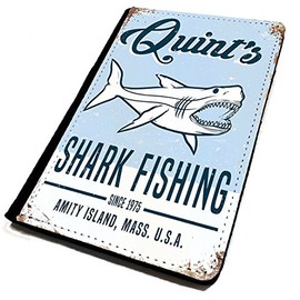 Lopo |WTF| Passport Cover/Holder. Quint's Shark Fishing. Travel Protection.