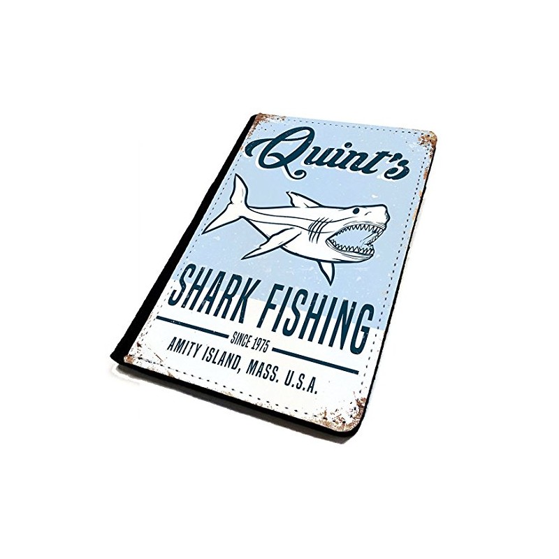 Lopo |WTF| Passport Cover/Holder. Quint's Shark Fishing. Travel Protection.