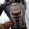 1 Set Gold Universal 3D Motorcycle Gas Tank Sticker, Fuel