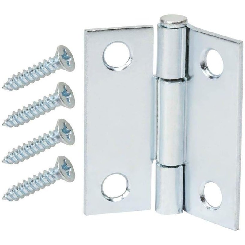 1-1/2 in. Zinc-Plated Narrow Utility Hinge (10-Pack)