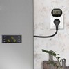 Power Meter Rotatable Large Display 0.00‑9999.9KWH Accurate Watt Meter for