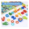 Tablero Multi-juegos De Madera Montessori Aprendizaje Pesca