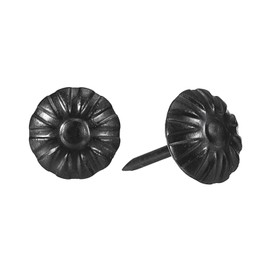 sourcing map Upholstery Tack Nail Pins Furniture, 50Pcs 11x17mm Thumb Tack Pins Assortment Kit Carbon Steel for Home Sofa DIY Decorative Nail Heads Nails, Black