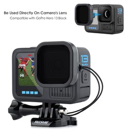 YALLSAME 6-Pack ND Filter/Snorkel Filter Set for GoPro 13, Accessories Kit for GoPro Hero 13 Black with CPL/ND32/ND16/ND8 & 2 Color Red Filters for Day Photography and Shallow Dive Recording