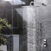 Rain Showerhead, 10 Inch Square Shower Head, Made from 304