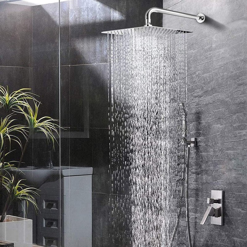 Rain Showerhead, 10 Inch Square Shower Head, Made from 304
