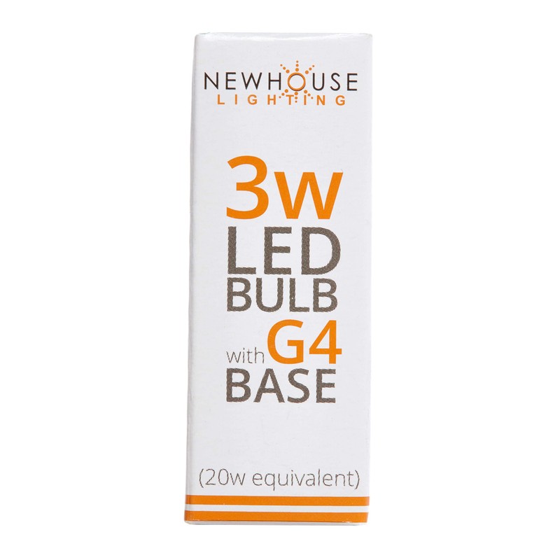 Newhouse Lighting G4 LED Bulb Halogen Replacement Lights, 3W (20W