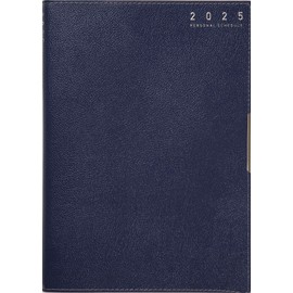 Takahashi No. 645 Notebook, Begins in April 2025, A5 Weekly Tees Direction Diary, Wide, Navy