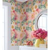 Erfoni 16.9"x197" Pink Sunflower Wallpaper Pink Floral Peel and Stick