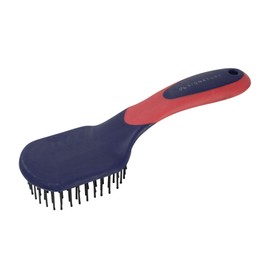 HySignature Soft Touch Mane And Tail Brush One Size Navy Red Blue