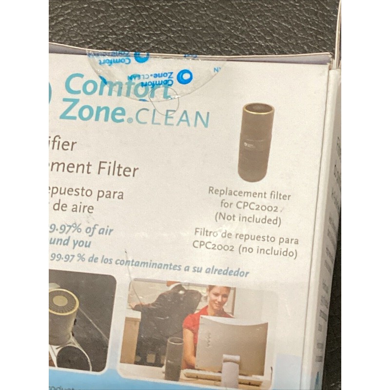 comfort zone NEW IN BOX COMFORT ZONE CLEAN AIR PURIFIER