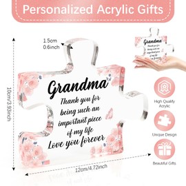 Valentines Day Gifts for Grandma Acrylic Grandma Gifts Grandma Birthday Gifts Great Grandma Gifts New Grandma Gifts First Time Thank You Gifts Appreciation Gifts Grandparents Day Gifts Christmas Gifts