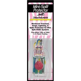 Zebra Instruments, # MSPRO/MS-PRO Mini Split Surge & Spike Protector (120-240V)
