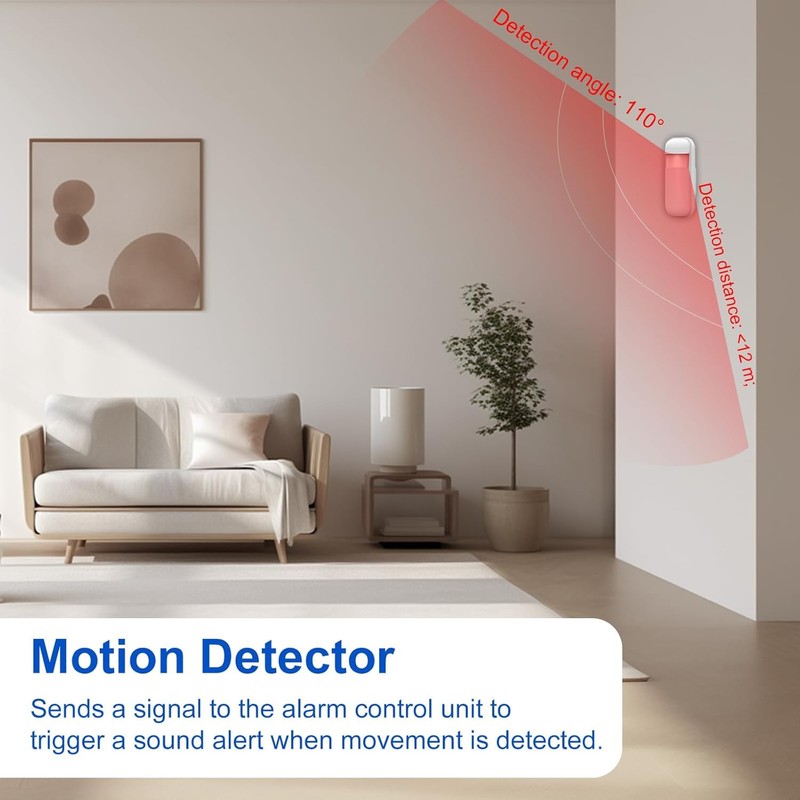 WiFi Wireless Alarm System for Home Security - 24/7 Protection