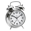 Atlanta 1646-19 Double Bell Alarm Clock Loud 14 cm Metal
