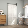 TSMST 3FT/36" Heavy Duty Sturdy Bifold Barn Door Hardware Kit