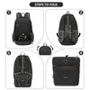 MRPLUM 25L-30L Rucksack Foldable Ultralight Packable Backpack, Unisex Durable Handy