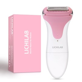 Lichilab Electric Razor for Women,Lady Shaver,Womens Electric Razor for Pubic Hair,Women's Wet & Dry Shaver for Leg,Cordless Bikini Trimmer,Body Hair Removal for Underarms,2025042101