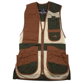 Wild Hare Shooting Gear Heatwave Mesh Vest, Forest Green/Brown (Medium, Right Handed)
