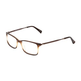 Calabria Ernest 4679 Square Blue Light Blocking Reading Glasses +0.00 Brown Honey Clear Gradient Mist Men Women