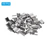 PATIKIL 0.6" x 0.4" Binder Clips, 50 Pcs Reusable Metal