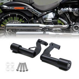 Passenger Peg Crash Bar Frame Slider Rear Highway Pegs for Harley 2018-Later Harley Street Bob Heritage Low Rider Sport Glide Fat Bob