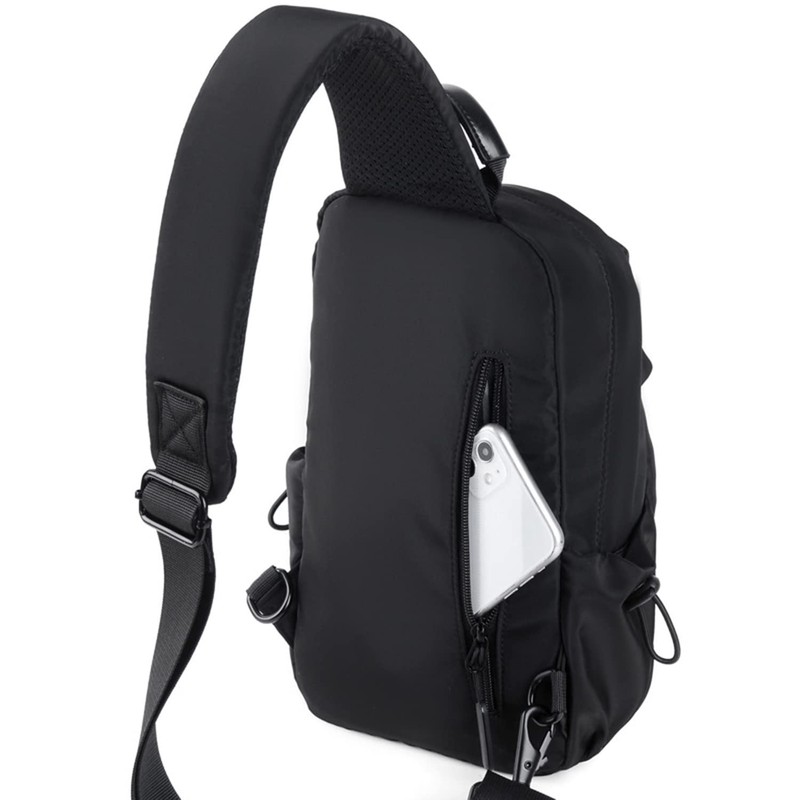 Banelu Crossbody Sling Backpack Bag, Small Chest Bag Daypack Fanny