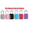 RESET-071 3 Digit Small Combination Lock Tiny Padlock for Mini