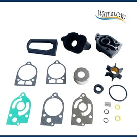 WATERLONG 46-77177A3 Water Pump Repair Kit Impeller Replaces for Mariner 40HP 45HP 50HP 60HP Mercury 30HP 35HP 40HP 45HP 50HP 60H 70HP