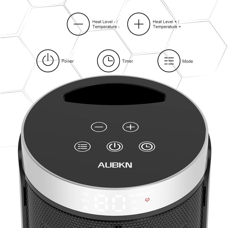 AUBKN Space Heater, AUBKN Small Portable Electric Heaters for Indoor