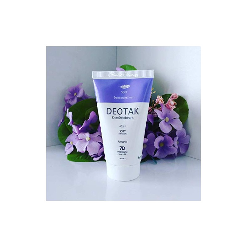 Deotak Cream Deodorant Soft, Contains 7D Panthenol 35 ml, 1.2