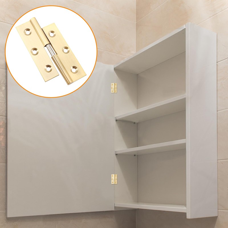 BAMI-LEE House Lift Off Hinge, 2pc Solid Brass Detachable Right