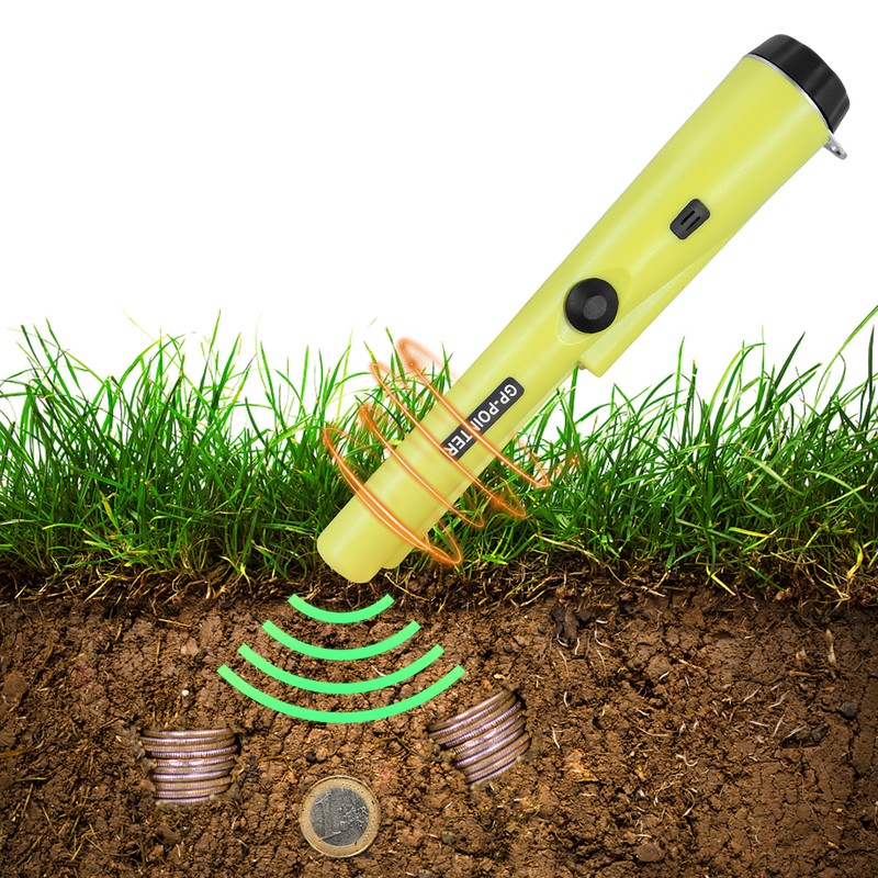 Metal Detector Handheld Portable Professional Gold Treasure Hunting Unearthing Tool