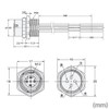 OMRON XS5P-D426-5 Round Waterproof Connector