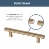 Franklin Brass Solid Bar (10-Pack) Cabinet Handles 3-3/4" Hole Center