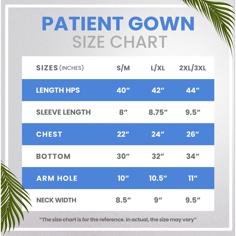 NY Threads Women's Hospital Gown Soft and Stylish Patient Gown,