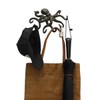 ChasBete Octopus Coat Hooks for Wall, Rustic Cast Iron Key