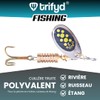 trifyd® Fishing 5 Pcs Spinning Spoons for Trout and Small