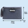 Canvas Mens Wristlet Wrist Bag with Lock, Large Clutch Bags