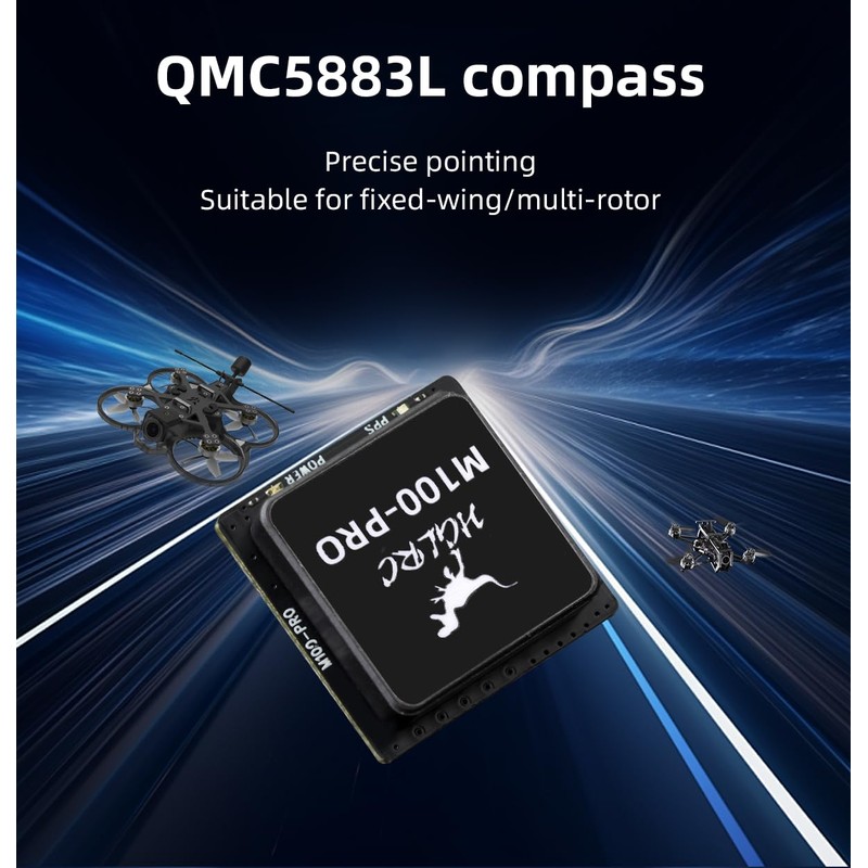 HGLRC M100 Pro GPS Module - High Precision GPS with