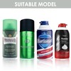 Linkidea 2 Pack Shave Gel Can Rust Holder, Silicone Shaving