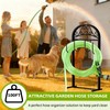 Freexployer Garden Hose Holder, Hose Holder Stand Rustproof Freestanding Heavy-Duty