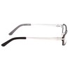 Calabria 822 Metal Reading Glasses +4.00 Black Silver Men Women