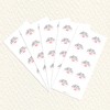 Gift Stickers Message Stickers Mizuhiki Ribbon Pattern, 50 Sheets (5