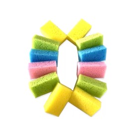 Shining 2 Packs 12 Pieces Shining Multi-Use Cleaning Sponge Kitchen Total 24 Pieces