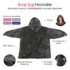 Snug Rug Wearable Blanket Hoodie Sherpa Fleece Adults Size Hooded