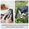 Double Sided Sharpener, Folding Pocket Knife Sharpening Stone Portable Garden