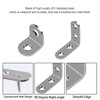 Leliafleury 10Pcs Right Angle Bracket 20mm x 20mm Stainless Steel
