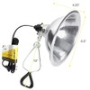 Simple Deluxe Clamp Lamp Light with 8.5 Inch Adjustable Aluminum