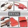 CHROME CRANE BLT036 Women's Leather Belt, Waist Bag, Pouch, Small